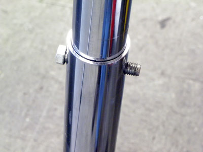 Replaced nut in repair stand