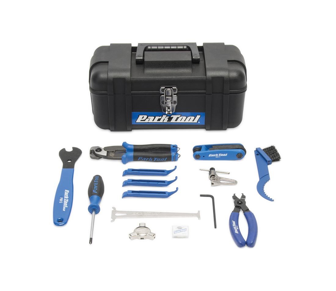 Contents in the Park Tool SK-3 Home Mechanic Starter Kit