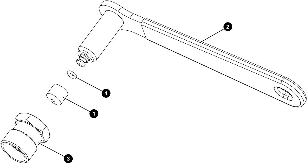 Parts diagram for CCP-22 Crank Puller, click to enlarge