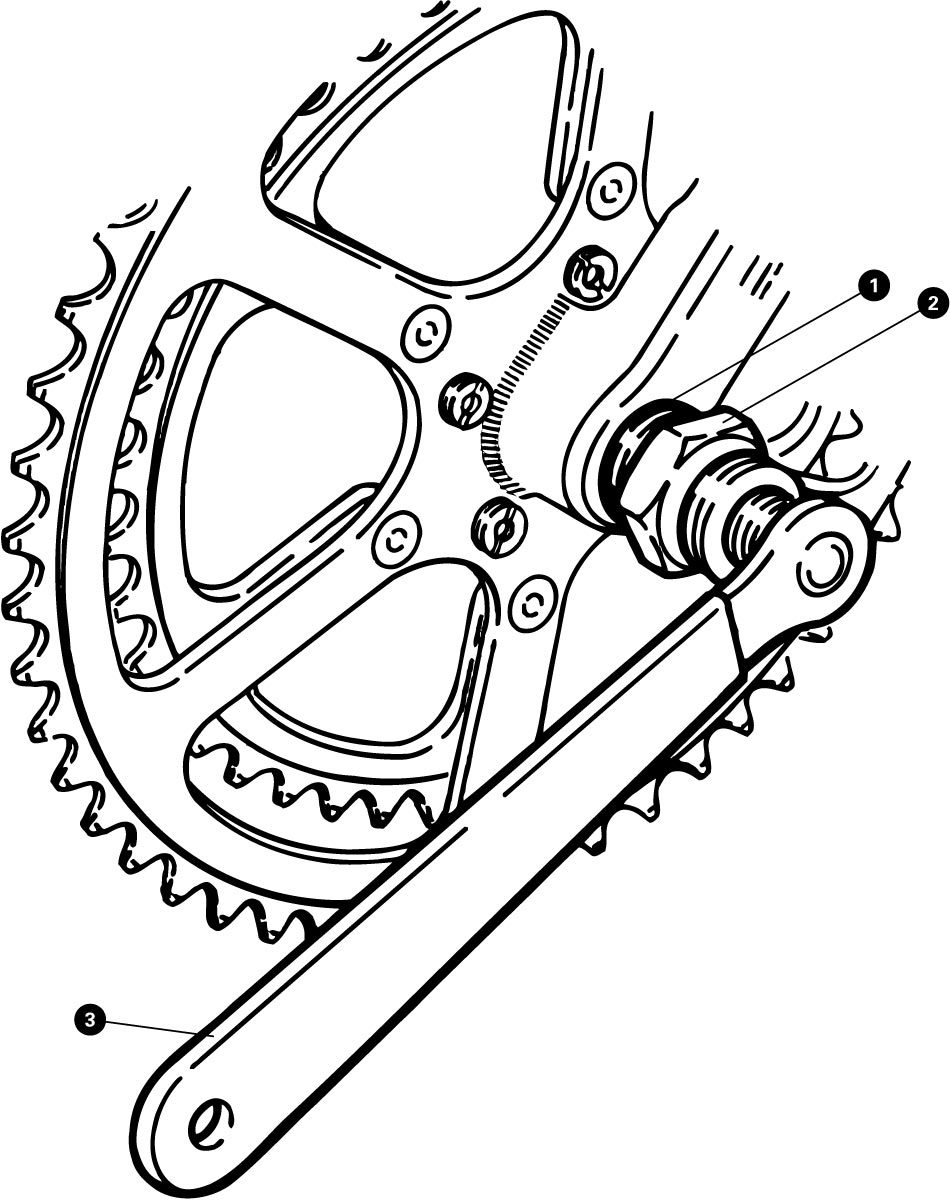 Parts diagram for CCP-2 Cotterless Crank Puller, click to enlarge
