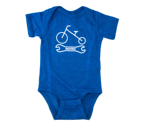 The Park Tool B1Z-B Blue Infant Bodysuit, click to enlarge
