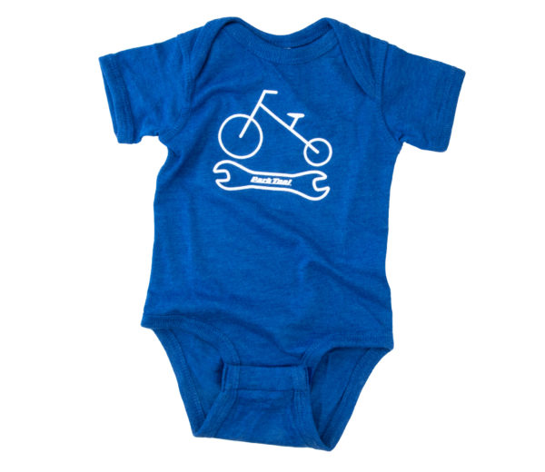 The Park Tool B1Z-B Blue Infant Bodysuit, click to enlarge