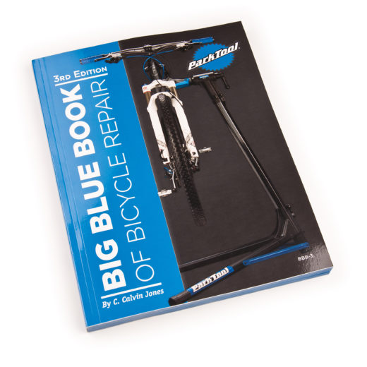 Front cover of the Park Tool BBB-3 Big Blue Book of Bicycle Repair — 3rd Edition, click to enlarge