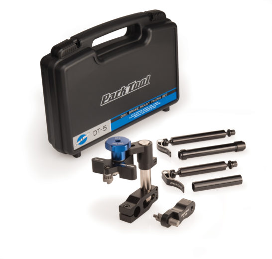 Contents in the Park Tool DT-5 Disc Brake Mount Facing Set, click to enlarge