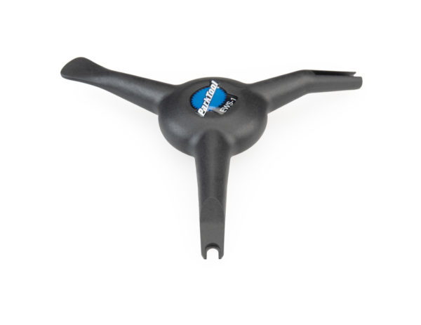 The Park Tool EWS-1 Bicycle Electronic Shift Tool angled end for removing E-TUBE®, click to enlarge