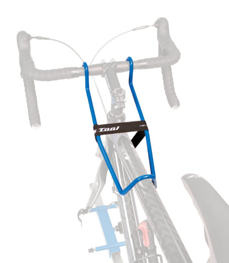 The Park Tool HBH-2 Handlebar Holder in use, click to enlarge