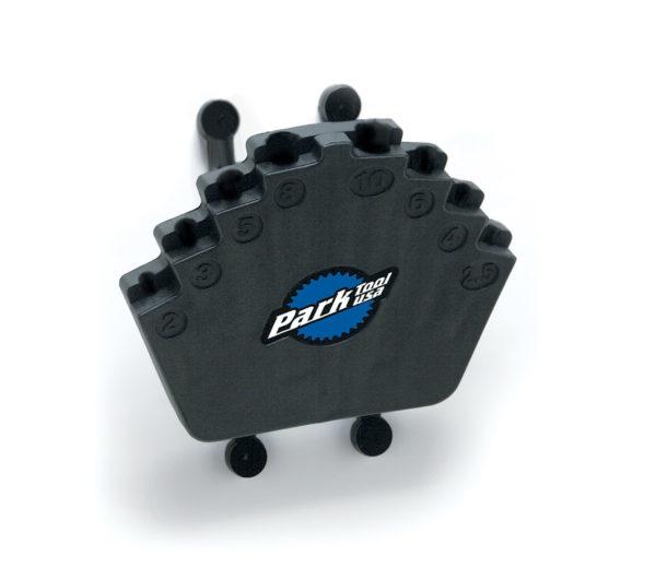 The Park Tool HXH-1 Bench Mount / Wall Mount Hex Wrench Holder., click to enlarge