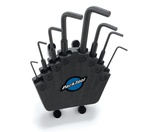 Park Tool HXS-2 L-Shaped Hex Wrench Set with Holder, click to enlarge