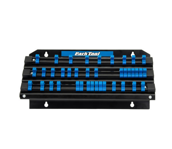 The Park Tool JH-3 Wall-Mounted Socket, Bit & Torque Tool Organizer, click to enlarge