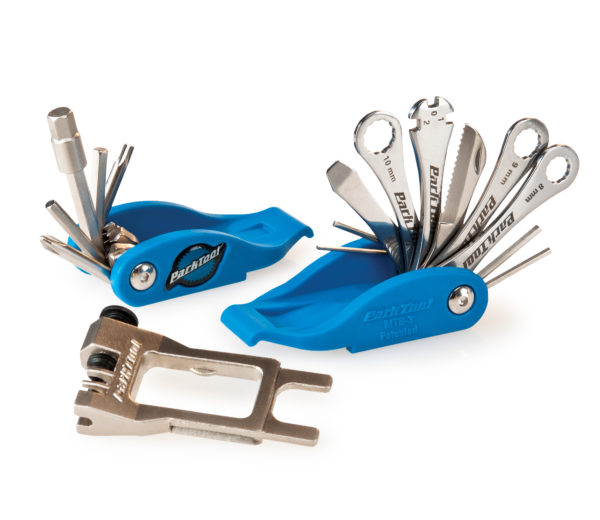 Park Tool MTB-3 Rescue Tool with all tools showing, click to enlarge