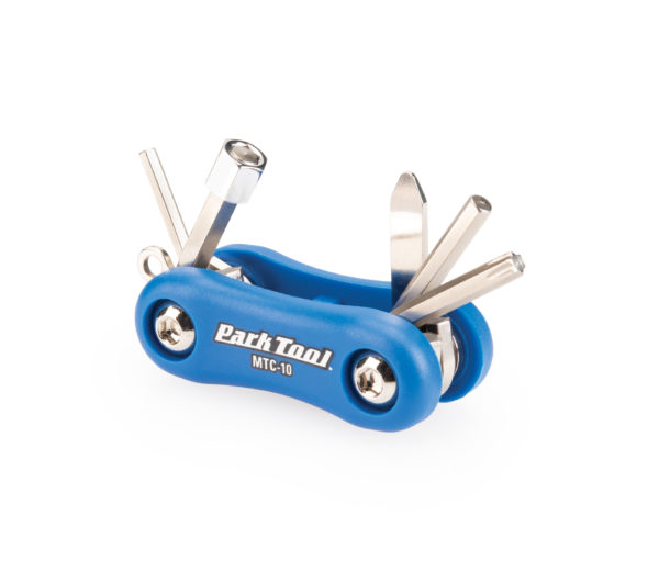 Contents in the Park Tool MTC-10 Multi-Tool all folded out, click to enlarge