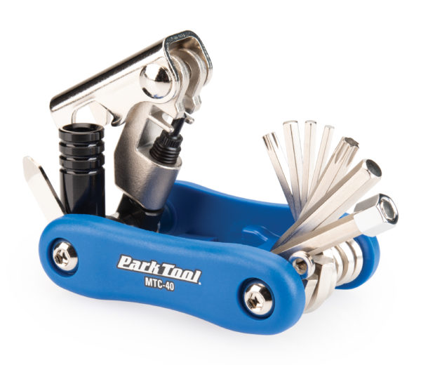 Contents in the Park Tool MTC-40 Multi-Tool all folded out, click to enlarge