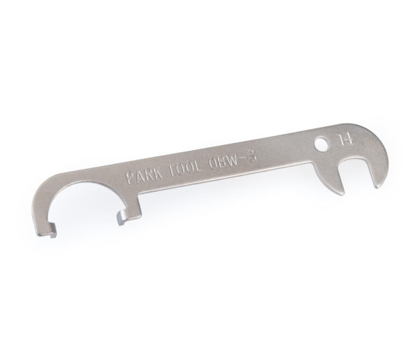 Front Side of the Park Tool OBW-3 Offset Brake Wrench, click to enlarge