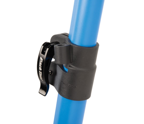 Closeup of the Park Tool PCS-10.3 Deluxe Home Mechanic Repair Stand top tube collar, click to enlarge