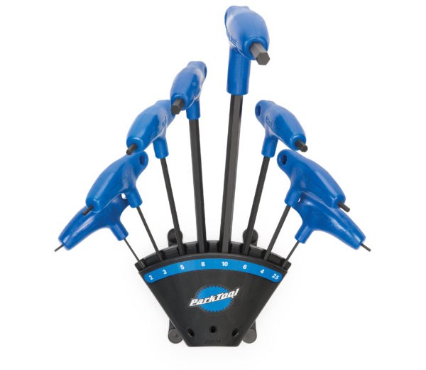 The Park Tool PH-1.2 P-Handle Hex Wrench Set, click to enlarge