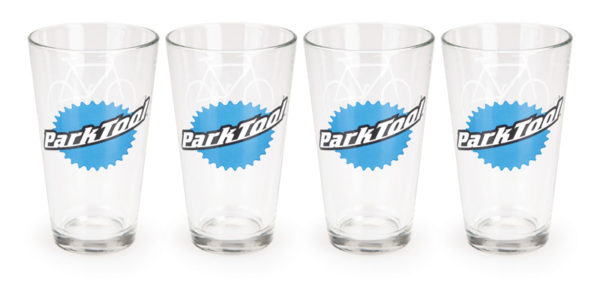 The Park Tool PNT-4 Set of four Pint Glasses, click to enlarge