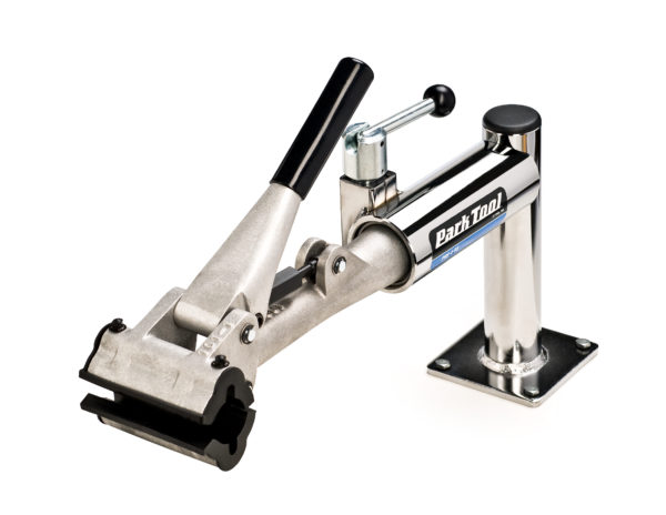 The Park Tool PRS-4OS-1 Deluxe Bench Mount Repair Stand, click to enlarge