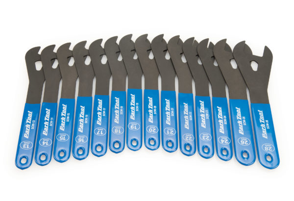 The Park Tool SCW-SET Shop Cone Wrench Set, click to enlarge
