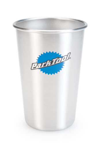 Front of the Park Tool SPG-1 Stainless Steel Pint Glass, click to enlarge