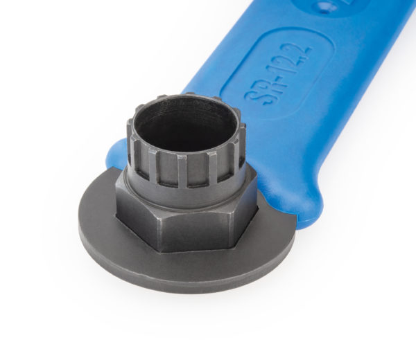 Close-up of the sprocket remover on the Park Tool SR-12.2 Sprocket Remover / Chain Whip, click to enlarge