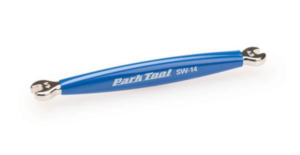 The Park Tool SW-14 Double-Ended Spoke Wrench — Shimano®, click to enlarge