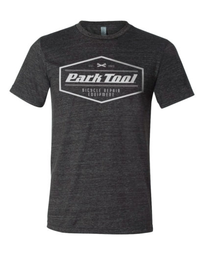 Gray emblem Park Tool t-shirt, click to enlarge