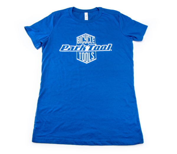 The Park Tool TSL-1 Blue Ladies' T-Shirt, click to enlarge