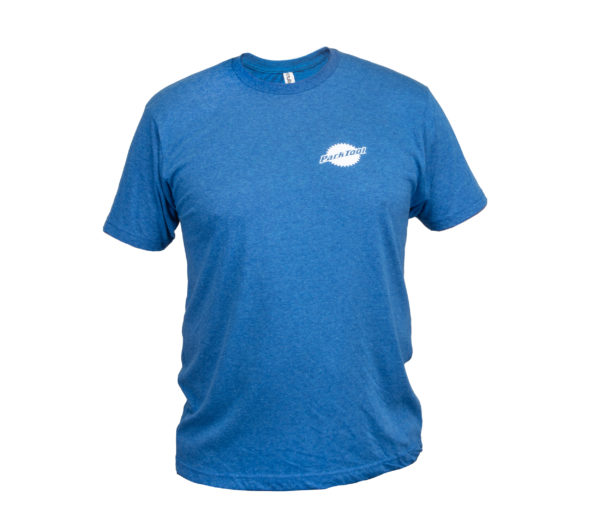 The Park Tool TSM-1 Metal to the Pedal T-Shirt, front, click to enlarge