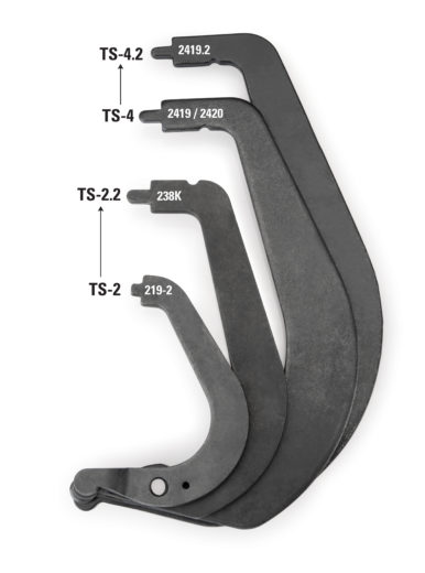 Four size variations of TS Calipers, click to enlarge