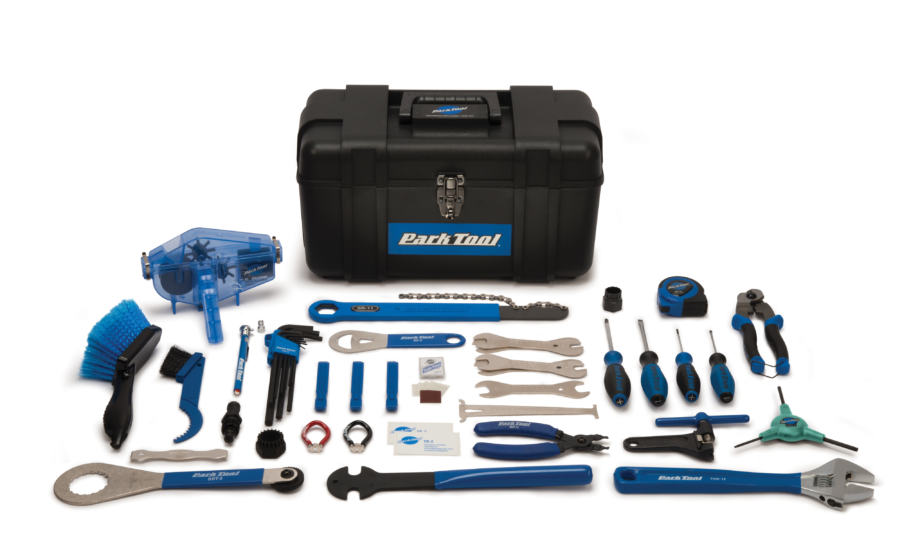 Contents in the Park Tool AK-2 Advanced Mechanic Tool Kit, enlarged