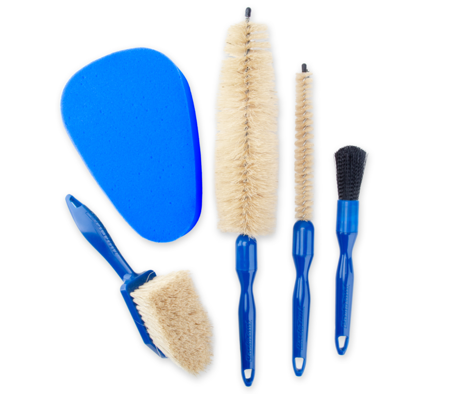 The Park Tool Professional Bike Cleaning Brush Set., enlarged