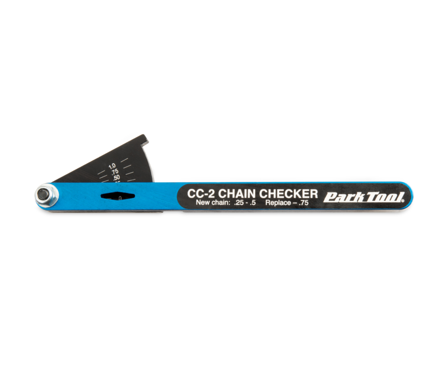 The Park Tool CC-2 Chain Checker, enlarged