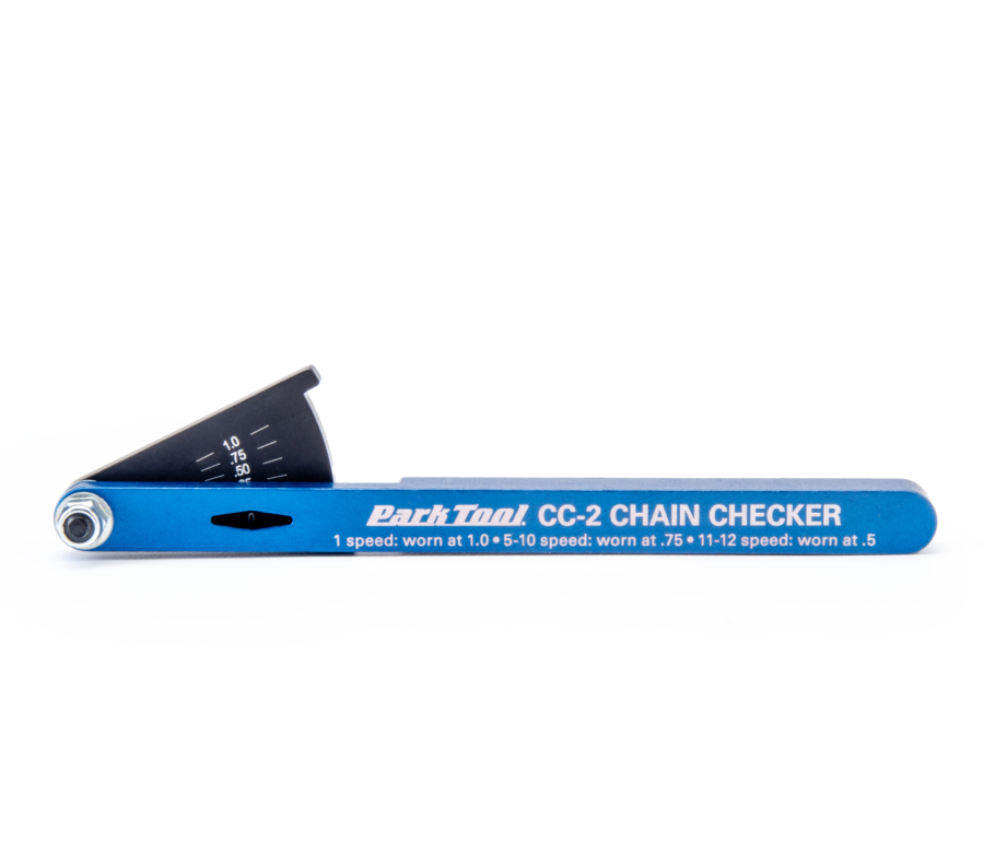 The Park Tool CC-2 Chain Checker., enlarged