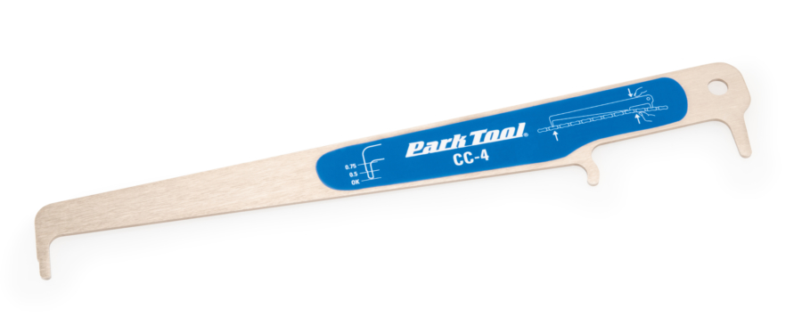 Park Tool CC-4 Chain Checker tool, enlarged