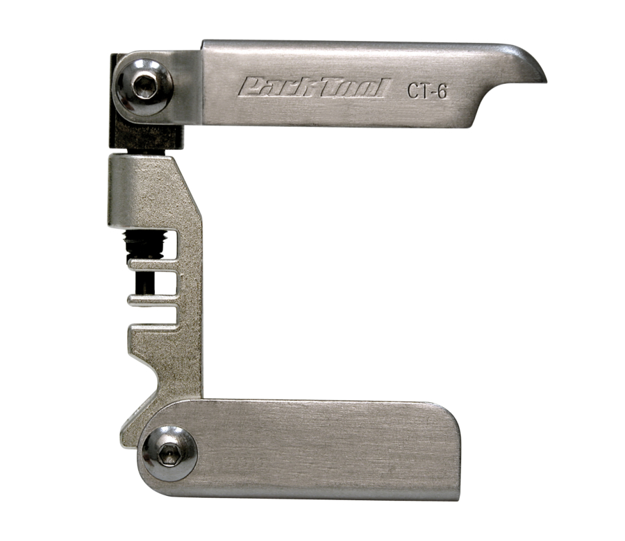 Unfolded Park Tool CT-6 Folding Chain Tool, enlarged