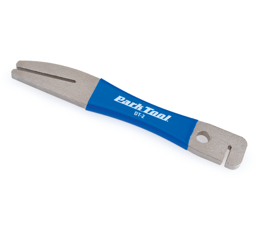 The Park Tool DT-2 Rotor Truing Fork, enlarged
