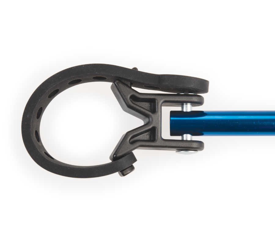 Close-up of Park Tool HBH-3 Extendable Handlebar Holder adjustable strap, enlarged