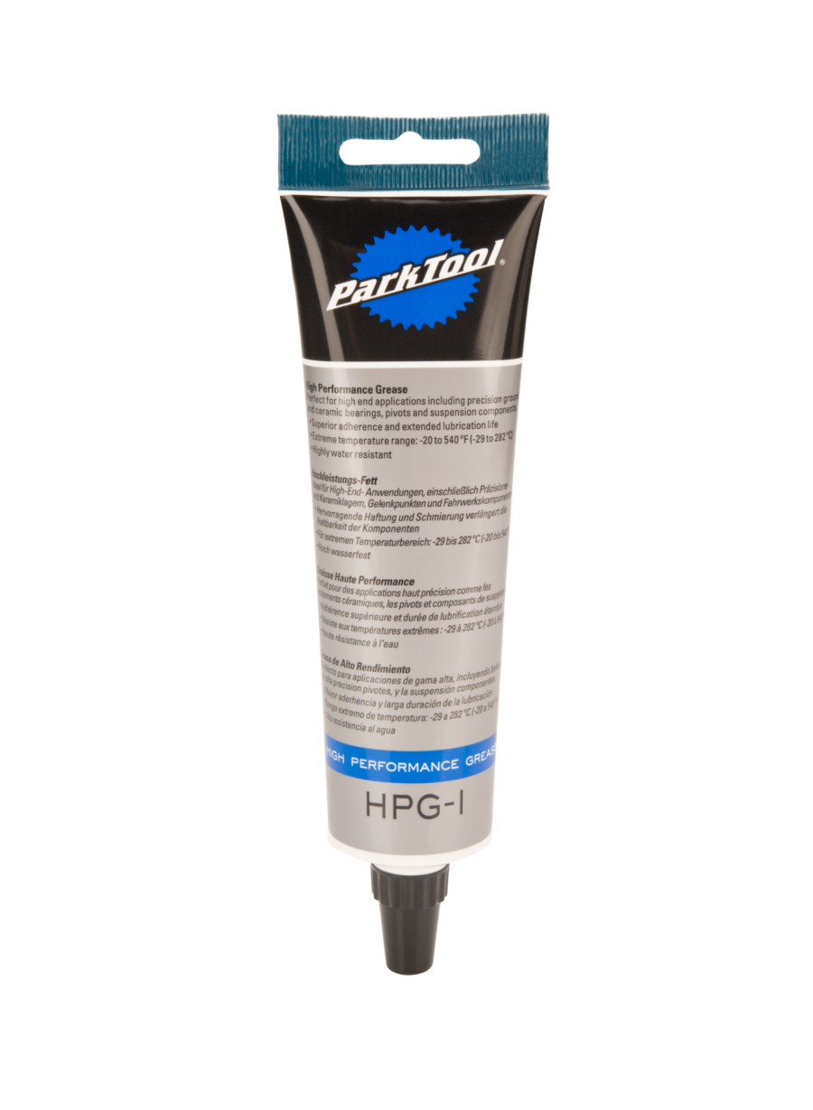 Bottle of the Park Tool HPG-1 High Performance Grease, enlarged