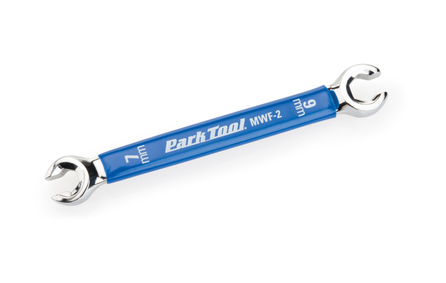 The Park Tool MWF-2 Metric Flare Wrench, enlarged