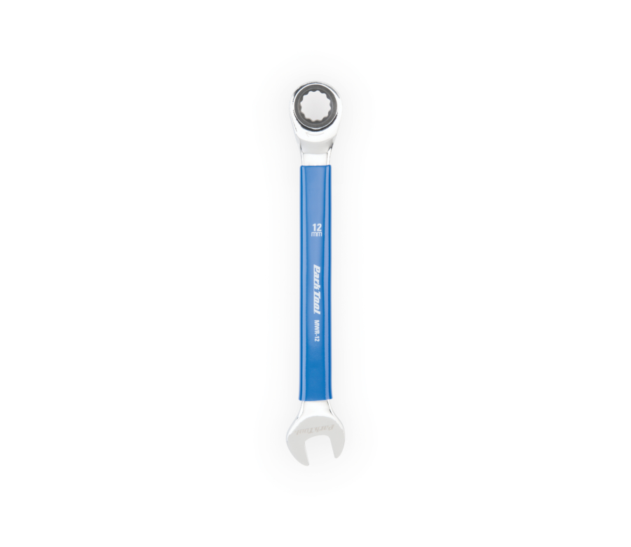 The Park Tool MWR-12 12mm Ratcheting Metric Wrench, enlarged