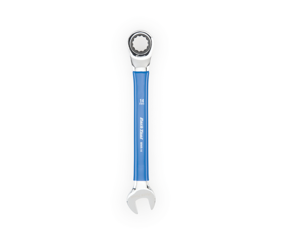 The Park Tool MWR-14 14mm Ratcheting Metric Wrench, enlarged
