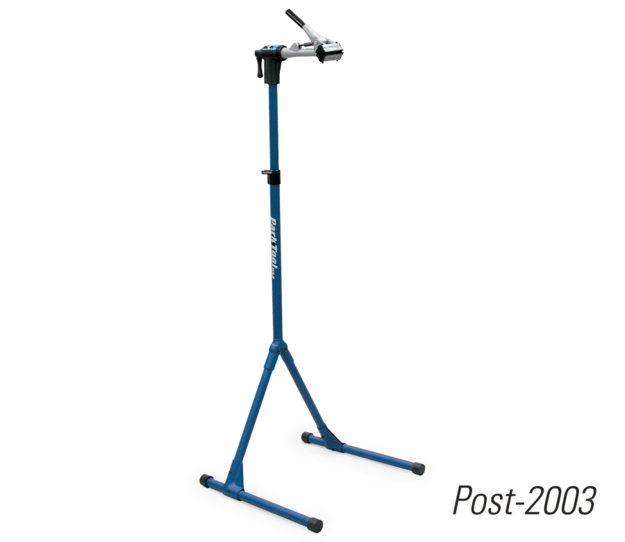 The Park Tool PCS-4, in the configuration with height adjustment sold after 2003, enlarged