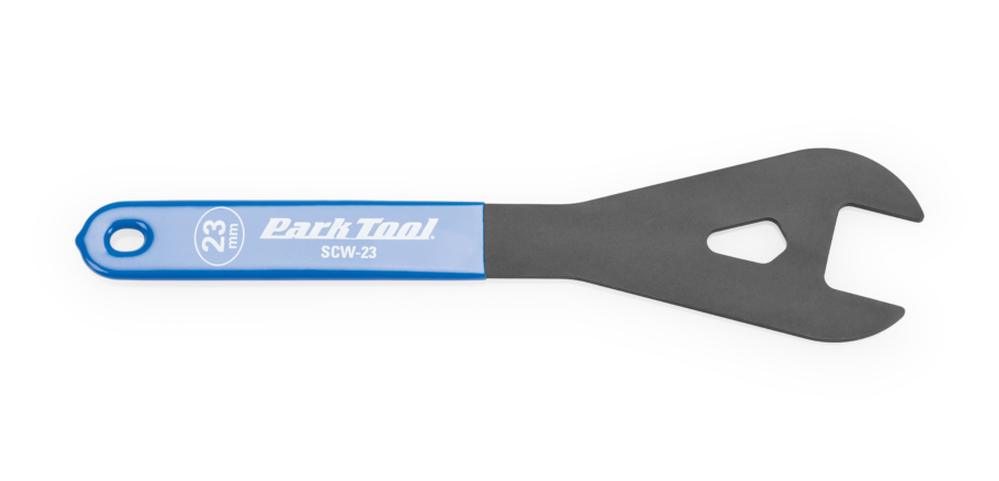 The Park Tool SCW-23 23mm Shop Cone Wrench, enlarged