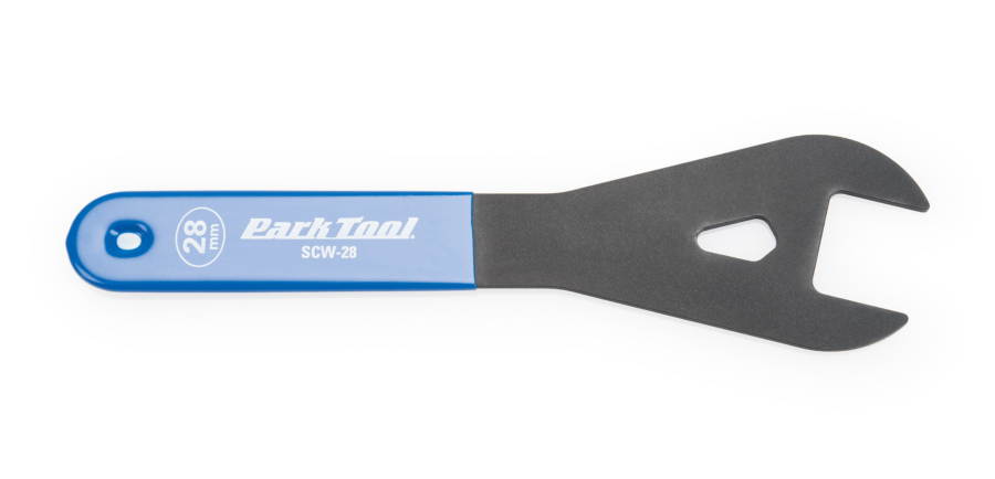 The Park Tool SCW-28 28mm Shop Cone Wrench, enlarged