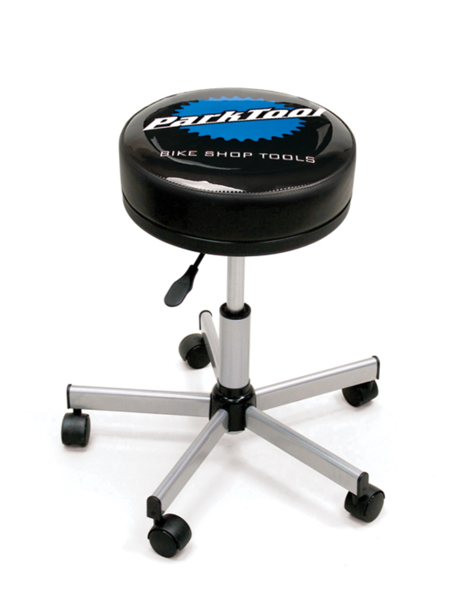 The Park Tool STL-2 Rolling Shop Stool, enlarged