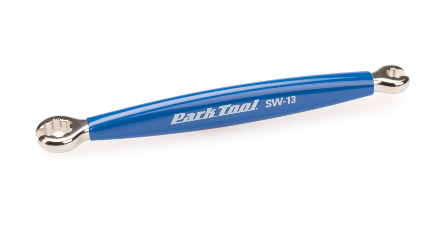 The Park Tool SW-13 Double-Ended Spoke Wrench — Mavic® 6-Spline, enlarged