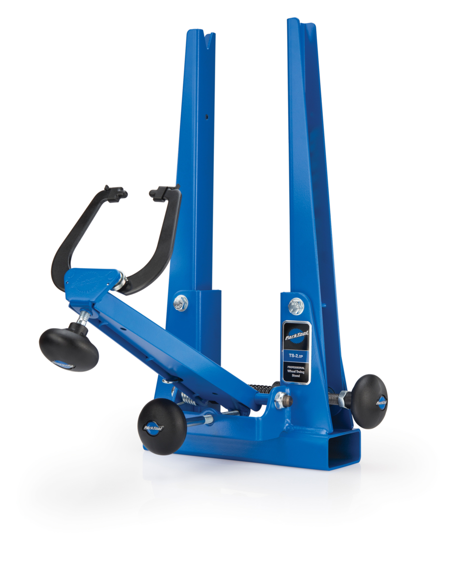 The Park Tool TS-2.2P Powder Coated Professional Wheel Truing Stand, enlarged