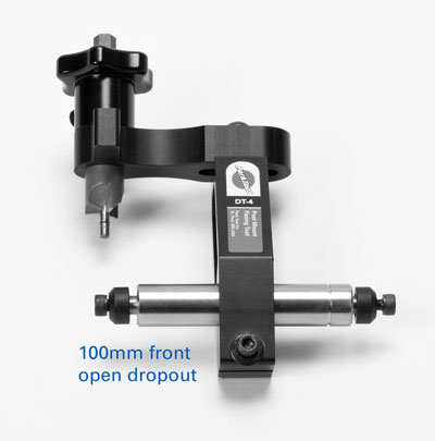 Figure 1. Assembly for 100mm fork with open dropouts