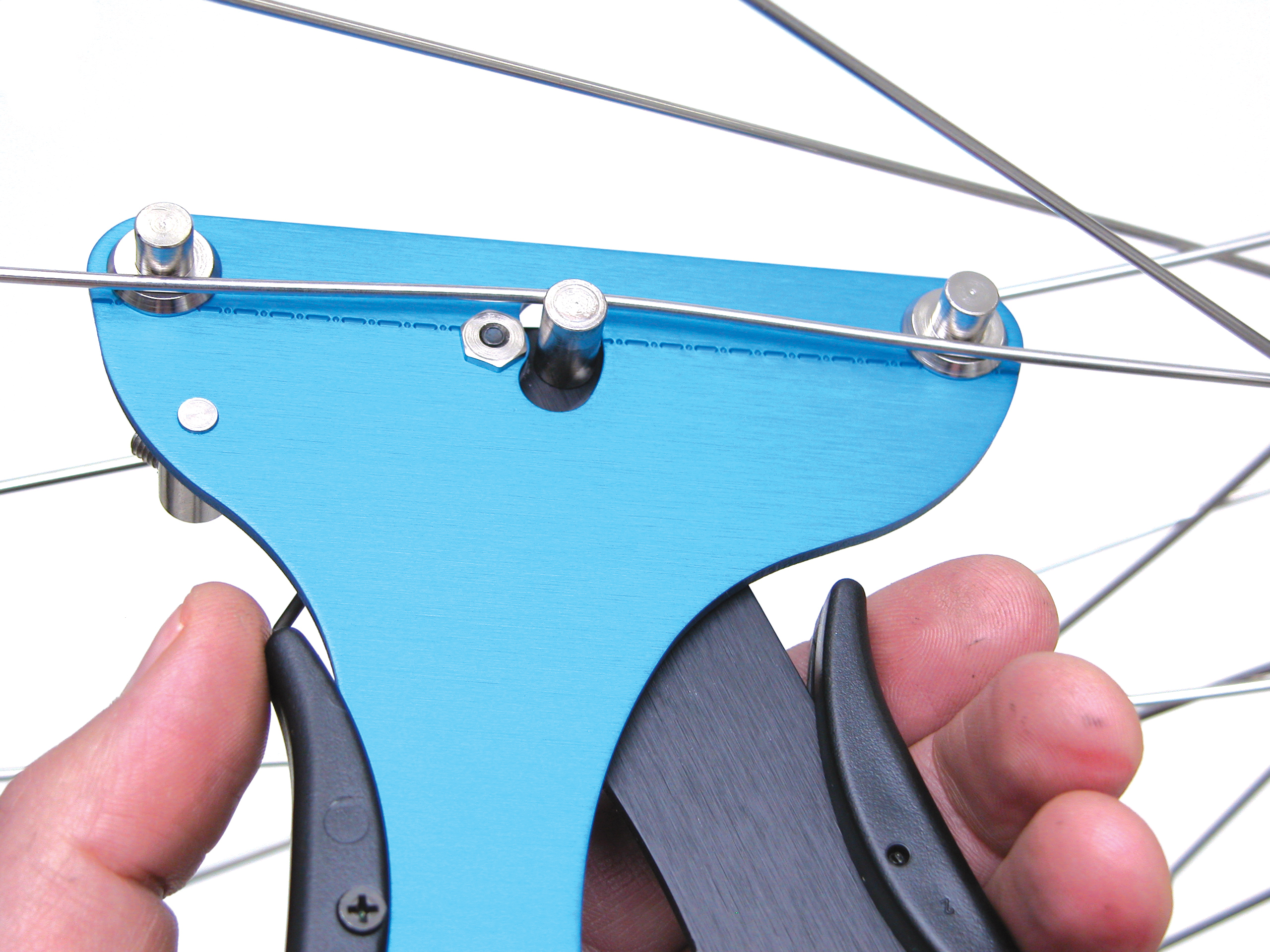 Professional Spoke Tension Meter Bike Wheel Spokes Gauge Wheel Correct Tool