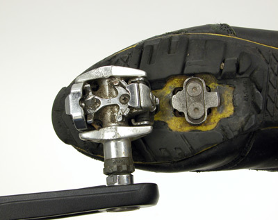 Figure 14. Cleated off-road shoe and pedal